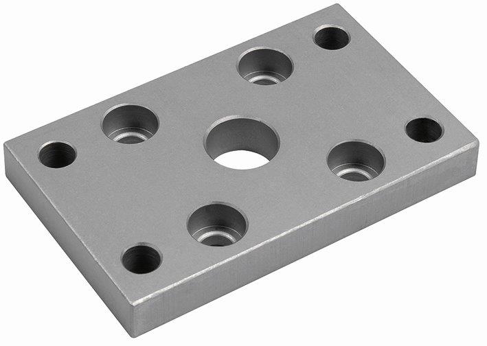 Front- oder Bodenflansch, ISO 21287, Kolben-ø 100 - gibt’s bei ☆ HUG Technik ✓