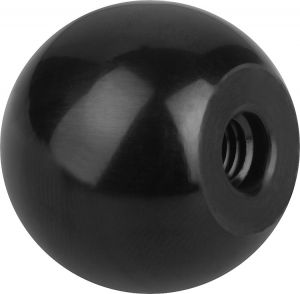 Kugelknopf glatte Ausführung M06 D1=16, Form: C Duroplast - K0159.11606 - erhältlich bei ✭ HUG Technik ✓