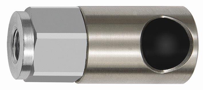 Druckknopf-Sicherheitskupplung NW 6, ISO 6150 C, Edelstahl, G 1/2 IG - bei HUG Technik ♡
