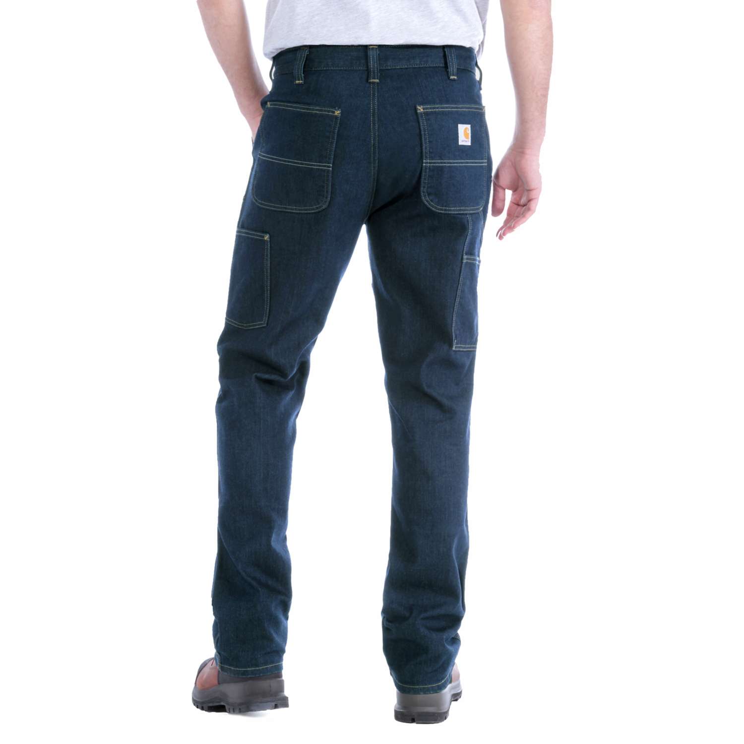 carhartt® Herren Jeans-Latzhose DOUBLE FRONT DUNGAREE JEANS, erie - gibt’s bei HUG Technik ✓