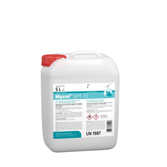 Händedesinfektion MYXAL® SEPT - bei HUG Technik ✓