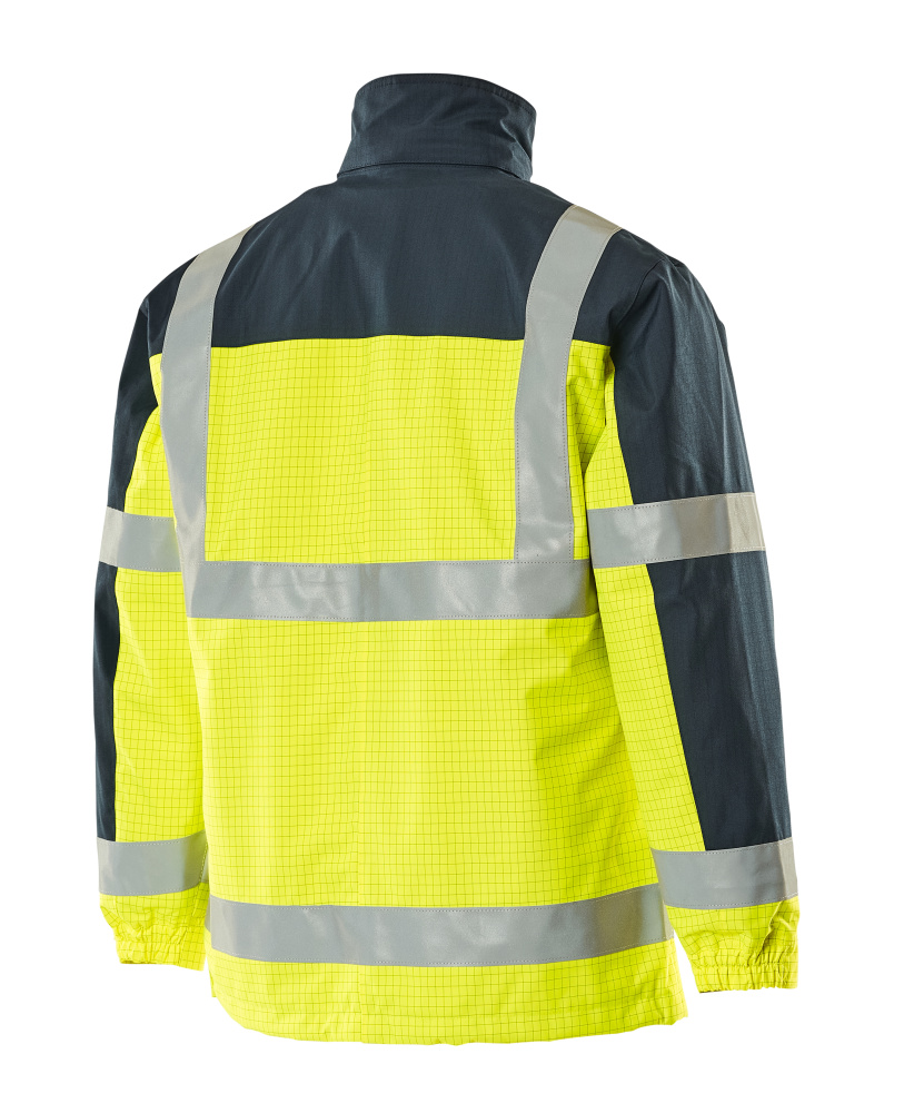 MASCOT® MULTISAFE Parka »Lungern« Gr. 2XL, hi-vis gelb/marine - direkt von HUG Technik ✓