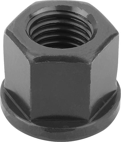 Sechskantmutter 1,5D hoch M05 Vergütungsstahl, DIN6331, SW=9 - K0701.05 - gibt’s bei ☆ HUG Technik ✓
