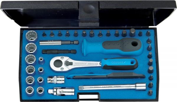 GEDORE Steckschlüssel-Garnitur 1/4 Zoll 40-teilig D20 TMU-10 - erhältlich bei ✭ HUG Technik ✓