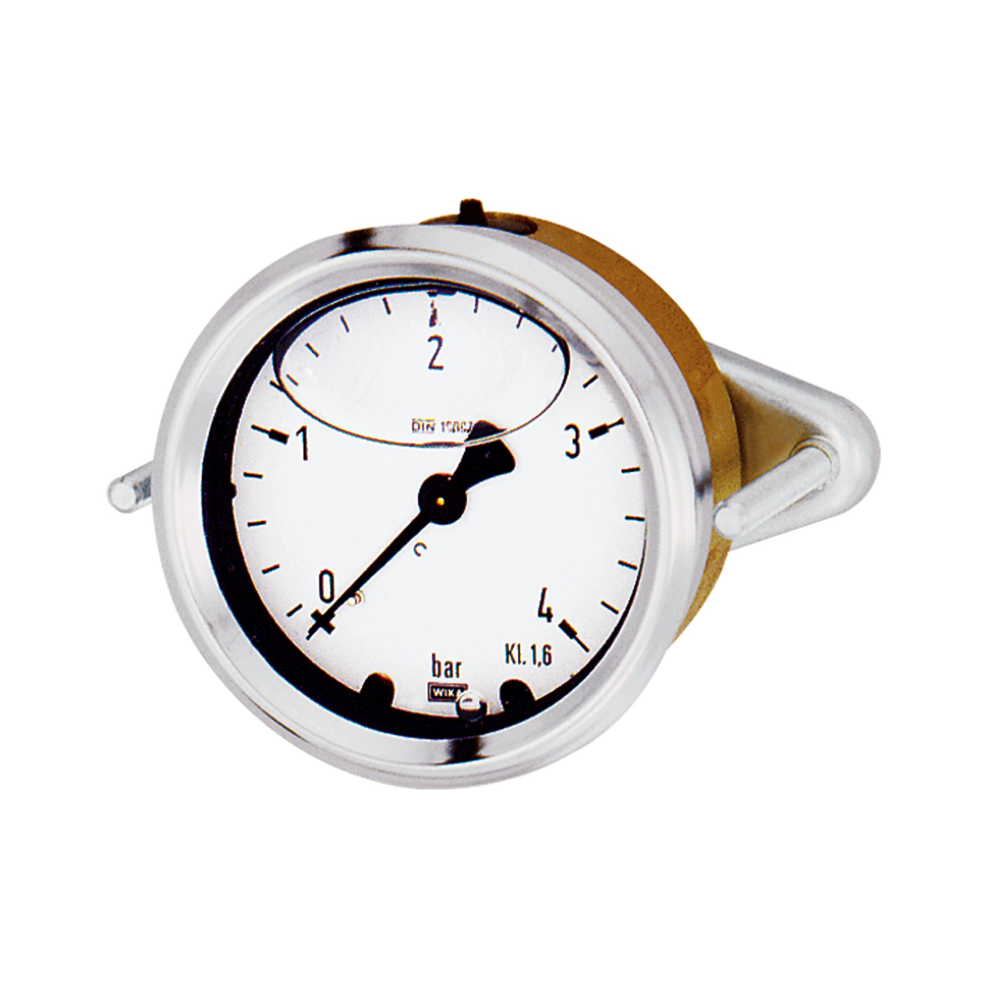 Glyzerinmano, Dreikantfrontring, G 1/2 exzent., 0-600,0 bar, Ø100 - direkt bei HUG Technik ✓