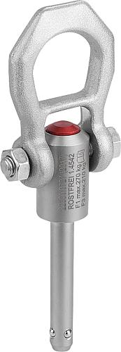 Kugeltragbolzen D1=20, L1=50, Edelstahl - K1919.13020X50