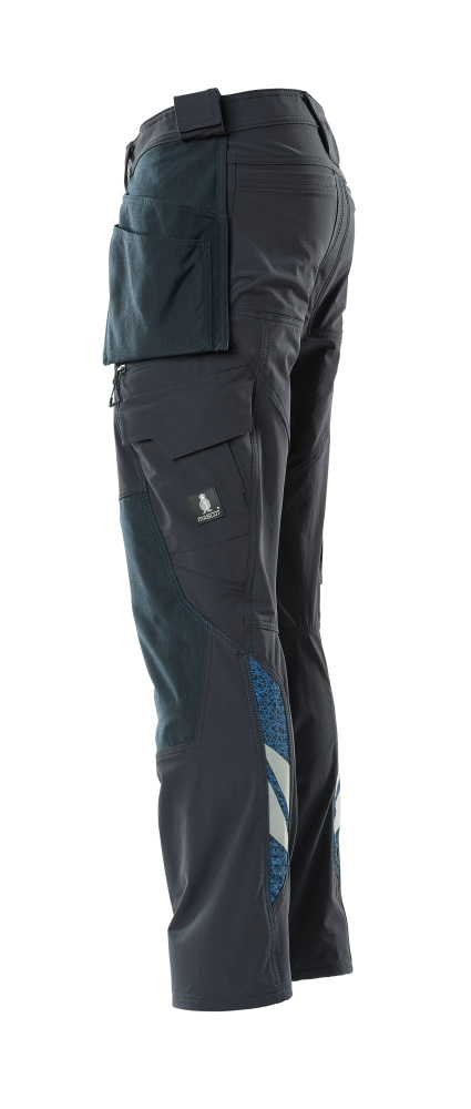 MASCOT® ACCELERATE Hose mit Hängetaschen  Gr. 76/C46, schwarzblau - jetzt NEU bei HUG Technik  😊