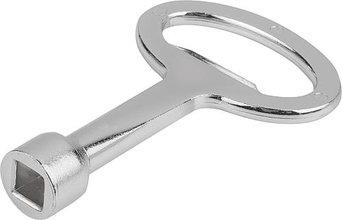 Steckschlüssel für Drehriegel, Zink - K0535 - kommt direkt von HUG Technik 😊