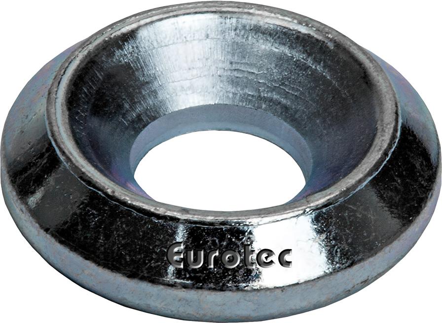 Eurotec® Rosette Senkscheibe blau Ø 10,0, Packung mit 50 Stück - bei HUG Technik ✓