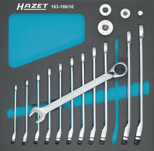 HAZET® Werkzeugmodul 163-186/16 Ratschenschlüssel - gibt’s bei ☆ HUG Technik ✓