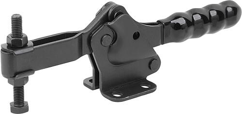 Schnellspanner, Fuß Waagrecht, f.Messtechnik, F2=3400, verstellb. Andruckspindel, H=66,5, L=225, Form:C - K2067.003400