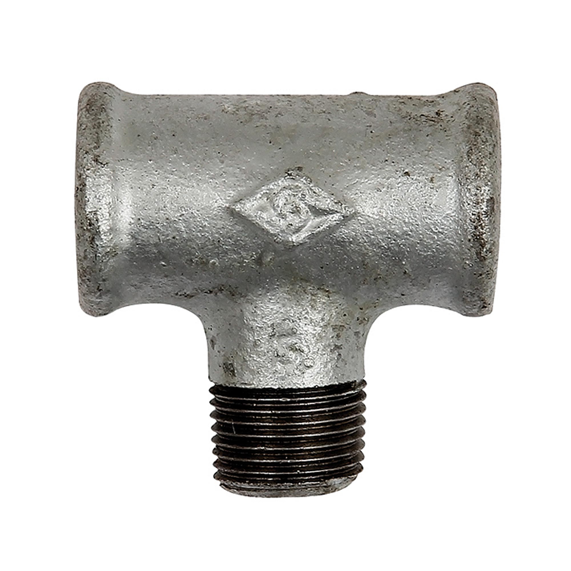 T-Stück 133, IG/AG/IG, Rp 1/2, schwarzer Temperguss feuerverzinkt - bekommst Du bei ★ HUG Technik ✓