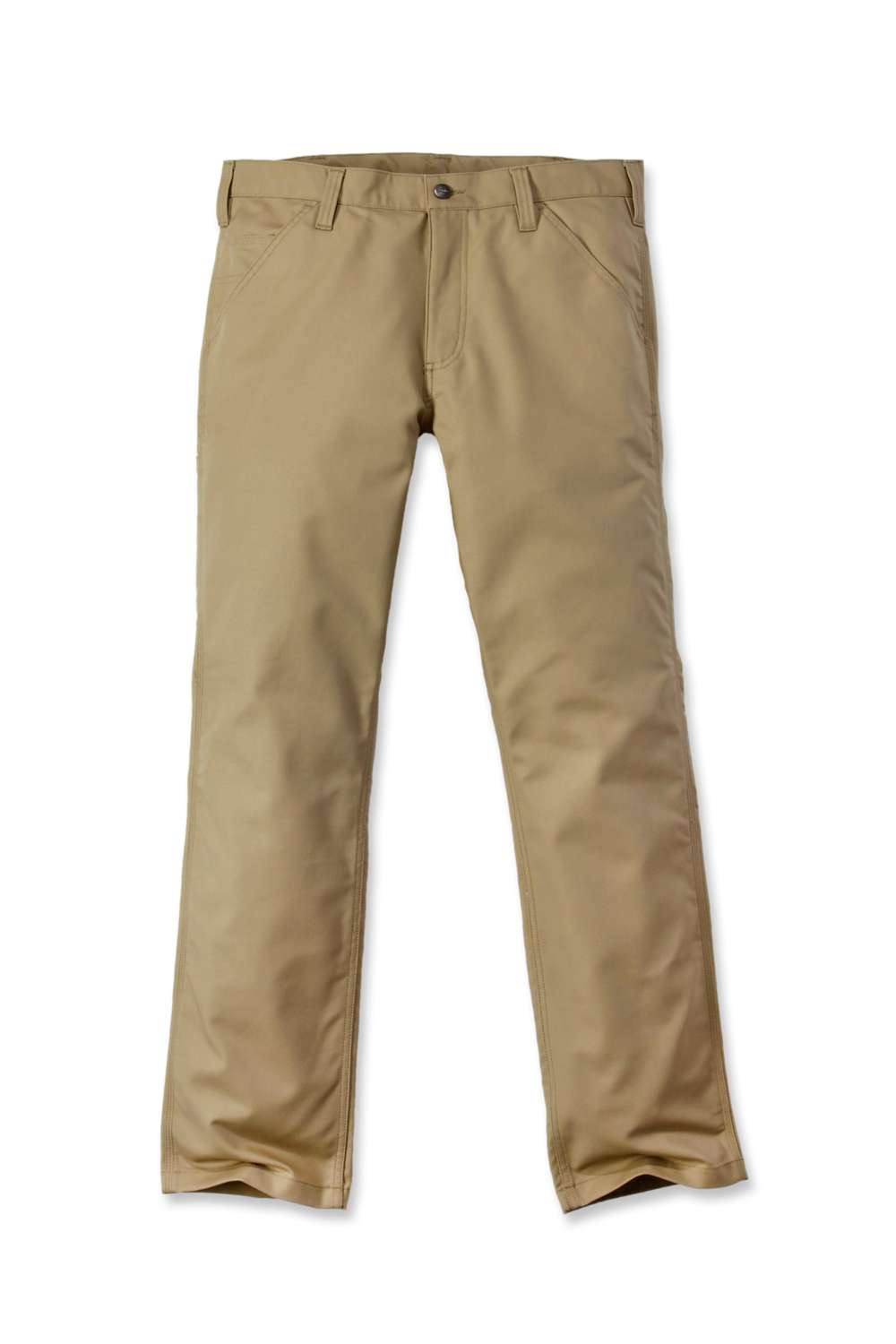 carhartt® Herren Arbeitshose, Stretchleinen, RUGGED STRETCH CANVAS PANT dark khaki Flach  - jetzt neu bei HUG Technik ♡