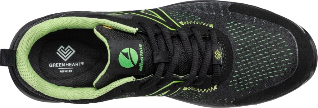Albatros SPLENDID GREEN GH Sicherheitshalbschuh oben.