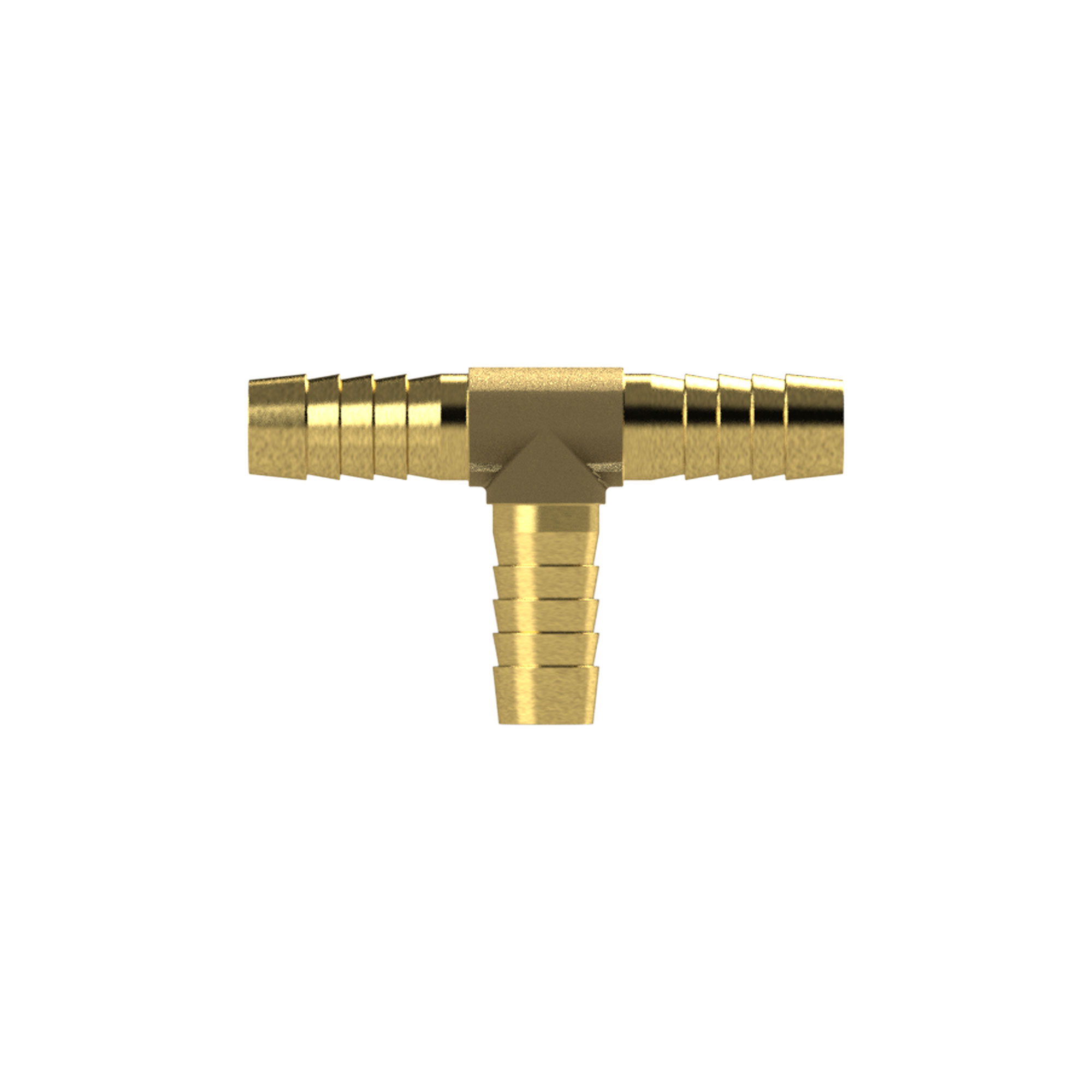 T-Schlauchverbindungsstutzen, für Schlauch LW 6 mm, Messing - bei HUG Technik ✓ ✌