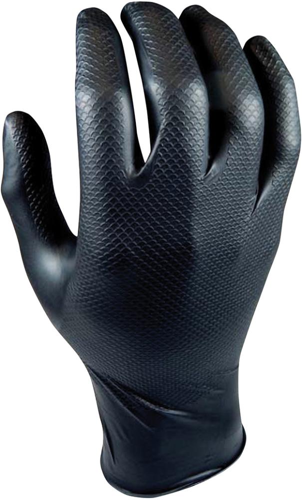 M-SAFE® Handschuh Grippaz, Box mit 50 Stück, orange oder schwarz - bekommst Du bei ★ HUG Technik ✓