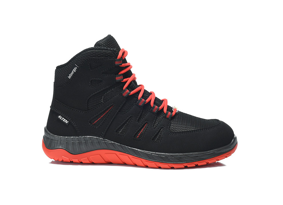 ELTEN® Sicherheitsstiefel MADDOX black-red Mid ESD S3, 769561 - direkt bei HUG Technik ✓