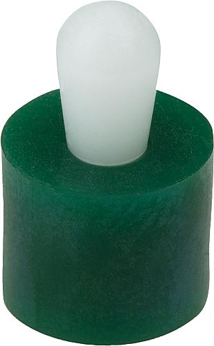 Federndes Seitendruckstück, verstärkte Federkraft D=10, D2=9,9, L1=10,3, Kunststoff Grün, Komp: Pom, L=9, D1=6 - K1733.320609 - bei HUG Technik ✭