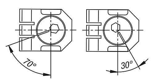 Flachspanner für T-Nut, BN=10, L=46, B=18, H=10,5, Stahl, Komp: Federstahl - K1540.10 - direkt von HUG Technik ✓