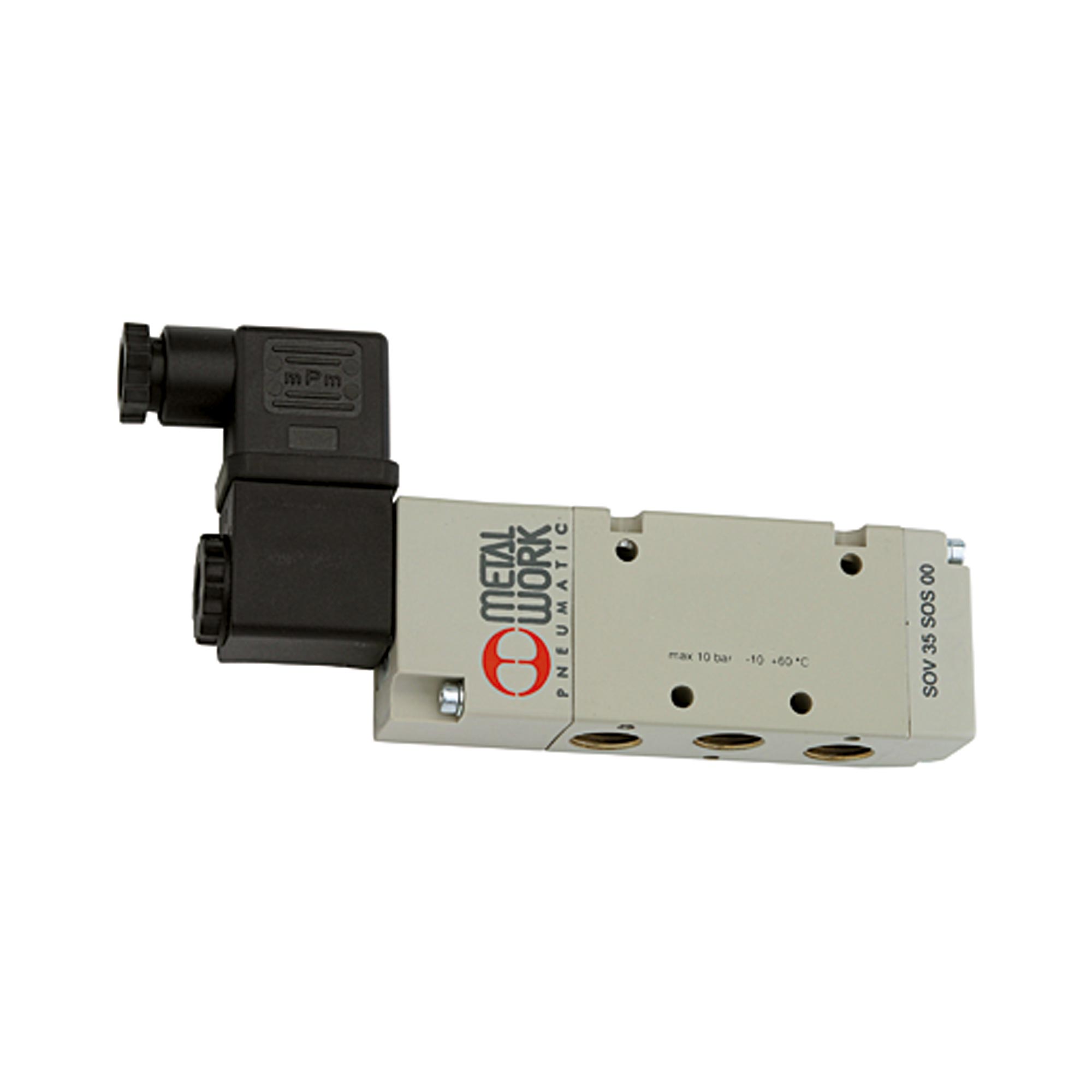 5/2-Wegeventil, elektropneumatisch, externe Steuerluft, monostabil, G 3/8, 110 V AC - bei HUG Technik ✓ ✌