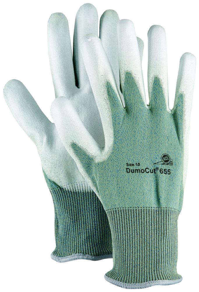 KCL Handschuh DumoCut® 655, grün-blau-weiss - direkt bei HUG Technik ✓