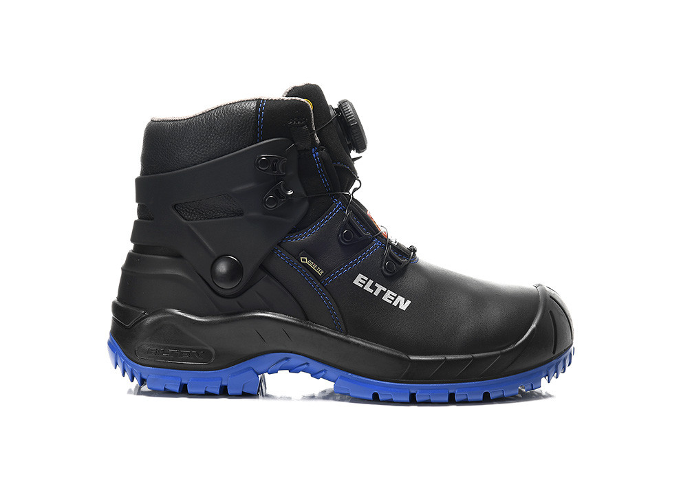 ELTEN® Sicherheitsschnürstiefel RENZO Biomex GTX BOA® blue Mid ESD S3 - erhältlich bei ♡ HUG Technik ✓