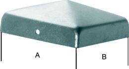 hadra® Pfosten-Kappe 100 zum Nageln Edelstahl A2 - erhältlich bei ♡ HUG Technik ✓ hadra® Pfosten-Kappe 100 zum Nageln Edelstahl A2 - erhältlich bei ♡ HUG Technik ✓