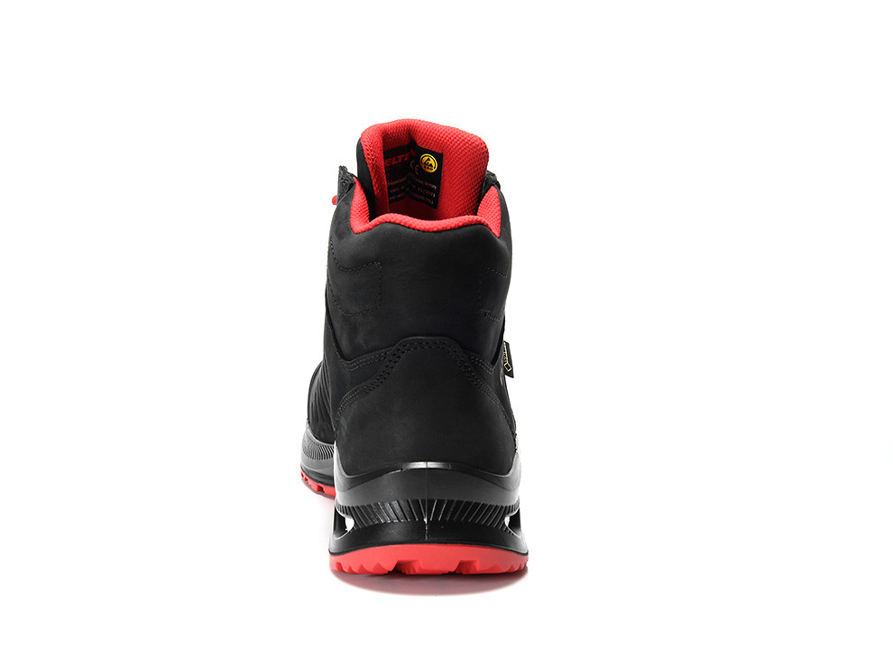 ELTEN® Sicherheitsstiefel STEWART XXG Pro GTX black-red Mid ESD S3 HI CI - gibt’s bei HUG Technik ✓