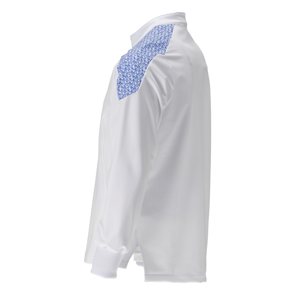 MASCOT® FOOD & CARE Schlupfkasack  Gr. 2XL, weiß/azurblau - bei HUG Technik ✭