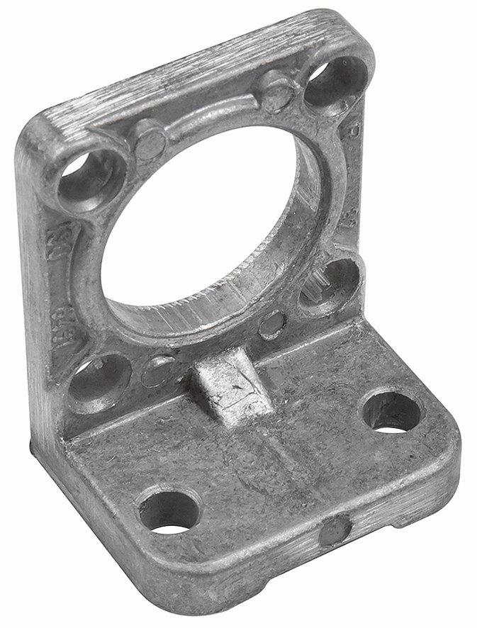 Winkelflansch, ø 160, mit 4 Schrauben - direkt bei HUG Technik ✓