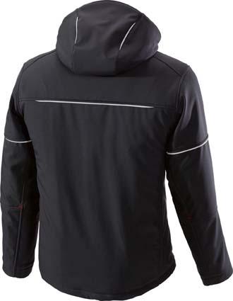BP® Softshelljacke mit Kapuze »1869« 572, schwarz - erhältlich bei ✭ HUG Technik ✓