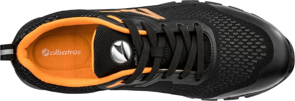 Albatros LEVITATE ORANGE Sicherheitshalbschuh oben.