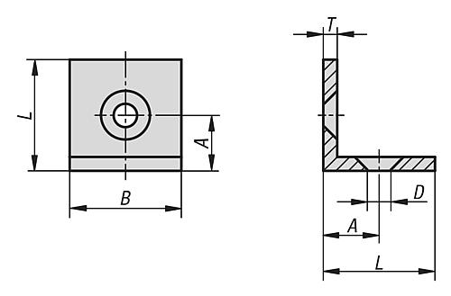 Winkel, Typ I - K1043.061 - bei HUG Technik ☆