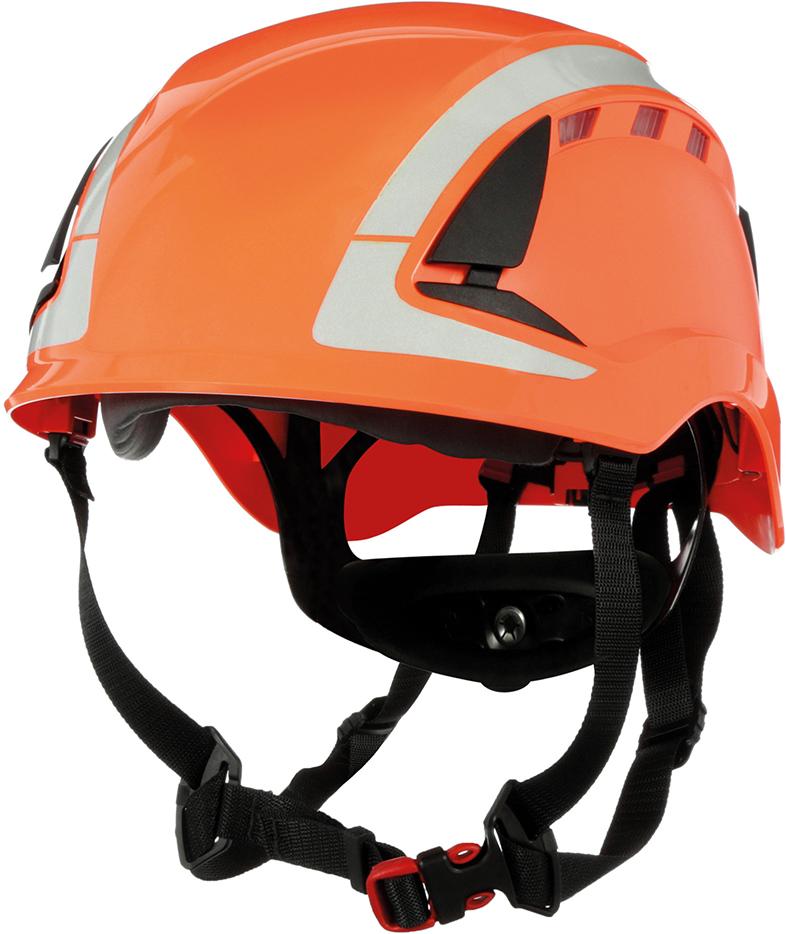 3M™ SecureFit™ Schutzhelm, X5007V-CE, orange, belüftet, reflektierend, CE, 4 Stück - direkt bei HUG Technik ✓