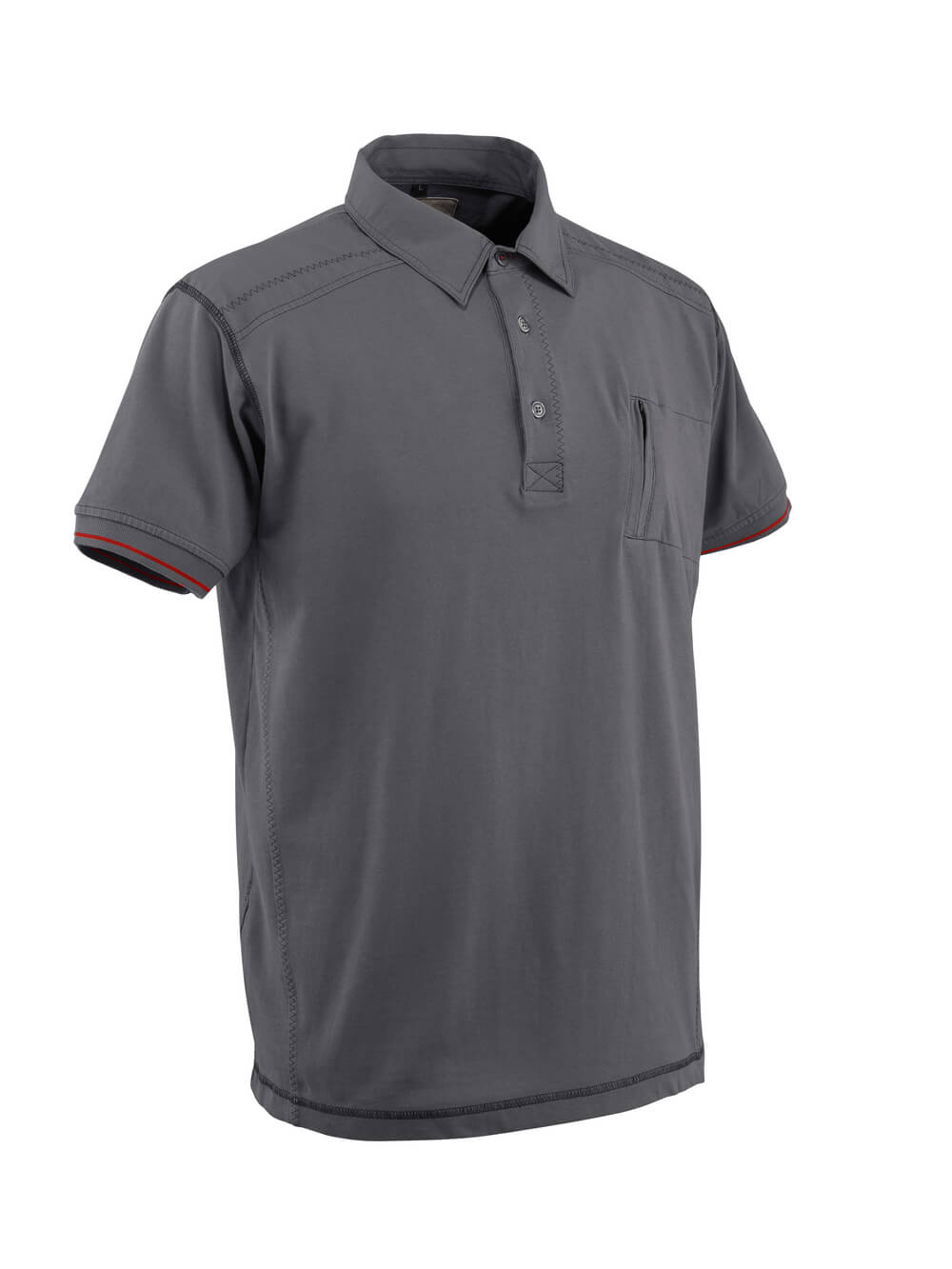 MASCOT® FRONTLINE Polo-Shirt mit Brusttasche »Kreta« Gr. 2XL, hellanthrazit - erhältlich bei ✭ HUG Technik ✓