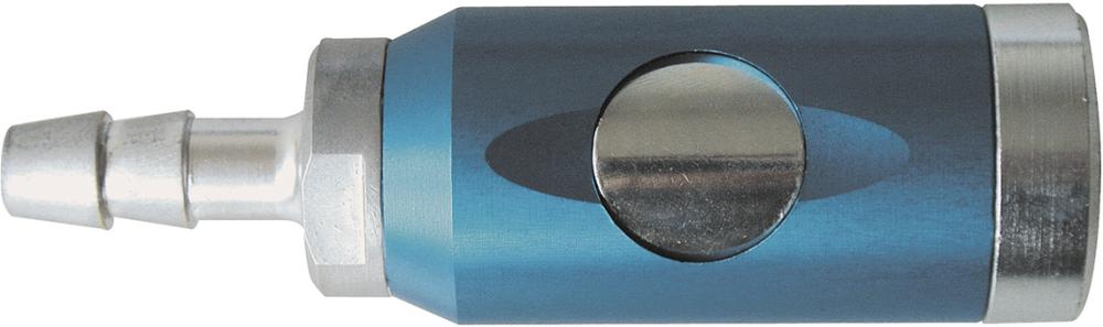 ewo Sicherheits-Schnellkupplung mit Druckknopf NW7,4 LW 13mm drehbar blau - direkt bei HUG Technik ✓