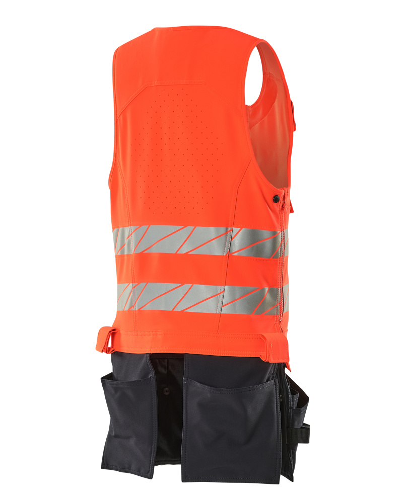 MASCOT® ACCELERATE SAFE Werkzeugweste  Gr. 2XL, hi-vis rot/schwarzblau - jetzt NEU bei HUG Technik  😊