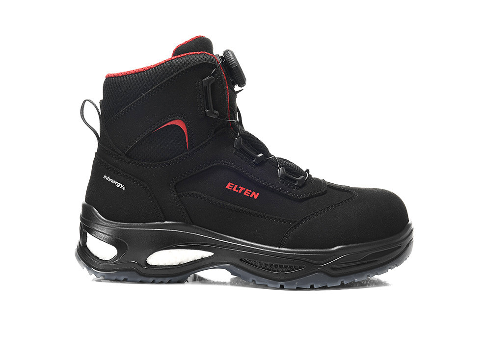 ELTEN® Sicherheitsstiefel OWEN BOA® black Mid ESD S2 - direkt bei HUG Technik ✓ ELTEN® Sicherheitsstiefel OWEN BOA® black Mid ESD S2 - direkt bei HUG Technik ✓