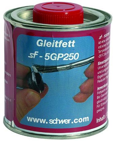 Gleitfett, zur Montage von Schneidringverschraubungen, Dose 250 g - direkt bei HUG Technik ✓