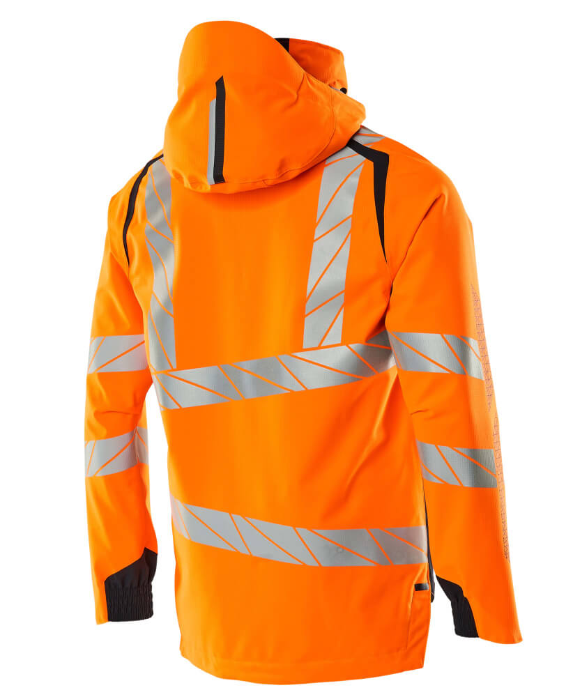 MASCOT® ACCELERATE SAFE Hard Shell Jacke  Gr. 2XL, hi-vis orange/schwarzblau - bei HUG Technik ✓