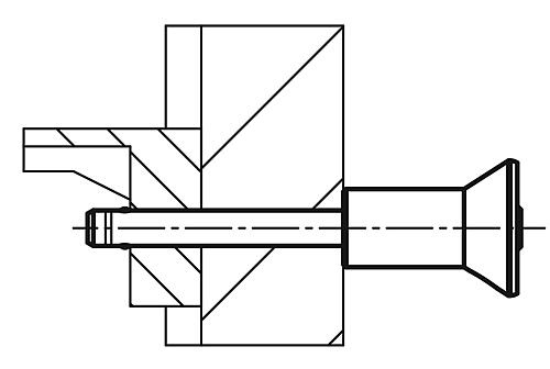 Kugelsperrbolzen mit Pilzgriff, D1=10, L=20, L1=8,9, L5=28,9, Edelstahl 1.4542, hohe Scherfestigkeit - K0791.12510020 - kommt direkt von HUG Technik 😊