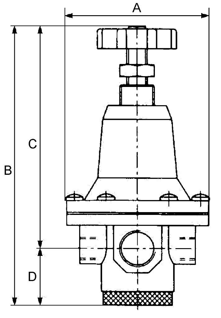 Druckbegrenzungsventil, inkl. Manometer, G 1/2, 0,5 - 10,0 bar - gibt’s bei HUG Technik ✓