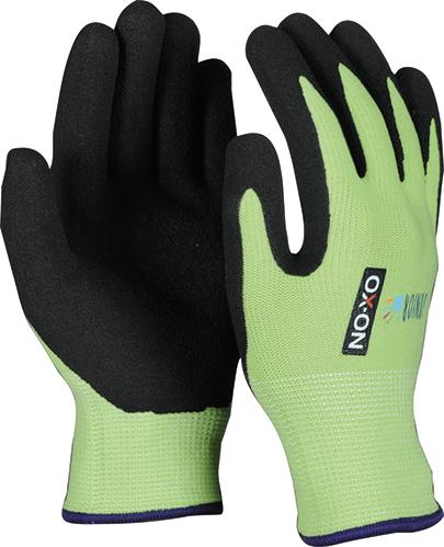 OX-ON Kinderhandschuh Junior Nylon, blau oder grün - bekommst Du bei HUG Technik ♡