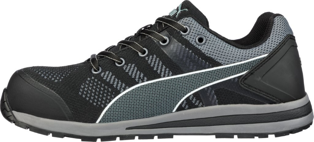 Albatros ELEVATE KNIT BLACK Sicherheitshalbschuh links.