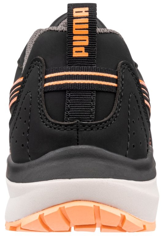 Albatros STEPPER BLK/PEACH Sicherheitshalbschuh hinten.