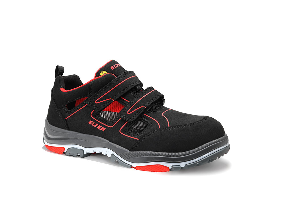 ELTEN® Sicherheitssandale ANTHONY red Easy ESD S1 - direkt bei HUG Technik ✓