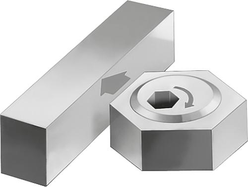 Spann-Exzenterschraube sechskant M04x10 Messing, Komp:Vergütungsstahl - K0026.04 - bekommst Du bei ★ HUG Technik ✓