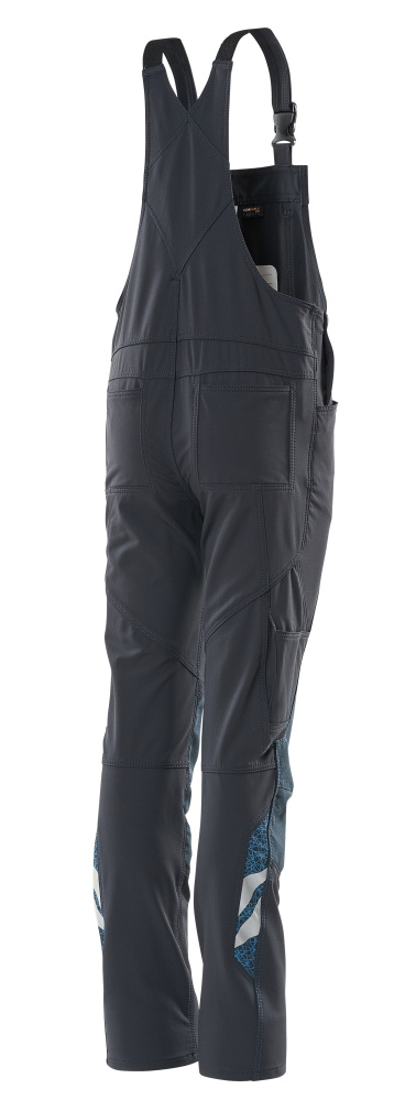 MASCOT® ACCELERATE Latzhose für Kinder  Gr. 104, schwarzblau - bei HUG Technik ✭