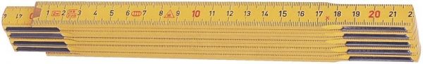 Hultafors Holz-Gliedermaßstab gelb 2 mx17 mm - bei HUG Technik ✭ Hultafors Holz-Gliedermaßstab gelb 2 mx17 mm - bei HUG Technik ✭