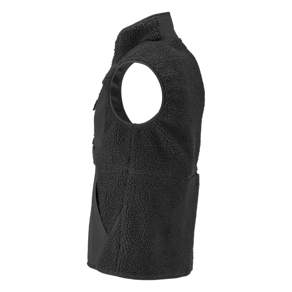 MASCOT® CUSTOMIZED Faserpelz Weste mit Reißverschluss  Gr. 2XL, schwarz - erhältlich bei ✭ HUG Technik ✓